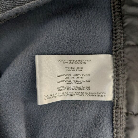 Orvis Jacket Adult Extra Large Gray Quilted Fleece Full Zip Pockets Hiking XL - Picture 8 of 11